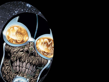 Comic, gold, fantasy, dark HD wallpaper