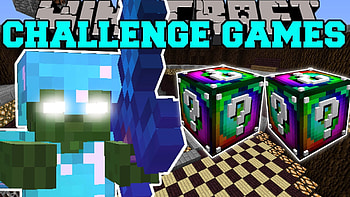 Minecraft BOB CHALLENGE GAMES - Lucky Block M...PAT And JEN PopularMMOs HD wallpaper