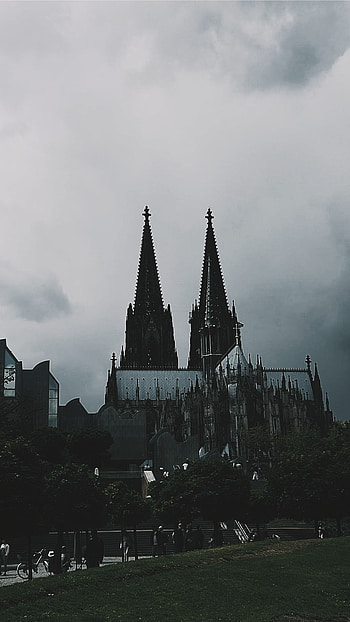 Dark Academia, Dark Church HD phone wallpaper