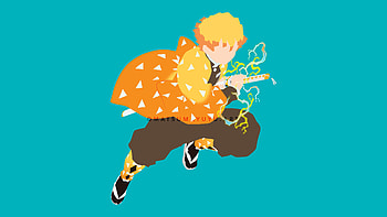 Zenitsu Agatsuma from Demon Slayer, Zenitsu Agatsuma, Demon Slayer: Kimetsu no Yaiba HD wallpaper