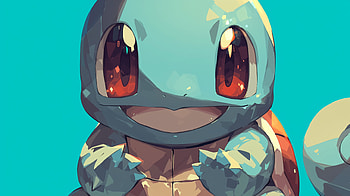 Squirtle Pokémon - Vibrant Background, Pokemon, Squirtle (Pokémon), cartoon, cute HD wallpaper