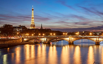 Paris at Night, Seine, Paris, lights, tower, France, bridge HD wallpaper