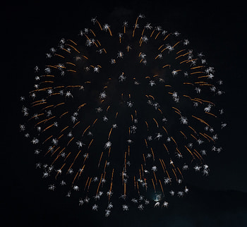 Salute, Dark, Sparks, Holiday, Fireworks, Firework HD wallpaper