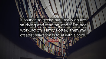 Emma Watson Quote: “It sounds so geeky, but I really do like studying HD wallpaper