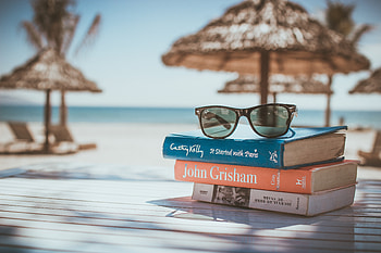 Sun, Beach, Books, Miscellanea, Miscellaneous, Sunglasses HD wallpaper