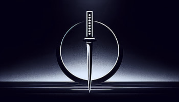 Ninja Sword Silhouette, ninja sword, sword, logo, design, katana HD wallpaper