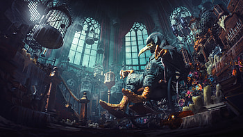 The Birdkeeper, fantasy, bird, creature, artistic, Digital Art HD wallpaper