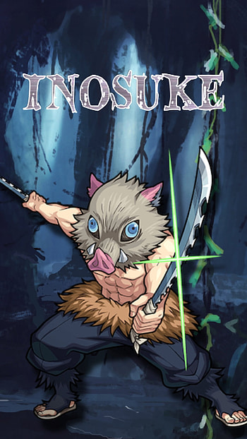 Inosuke LAGG, LetsAGoGaming, Demon Slayer, LAGG DS HD phone wallpaper