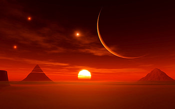 abstract planet surface, , sun, abstract space, galaxy, artwork, creative, abstract planets, abstract galaxy HD wallpaper