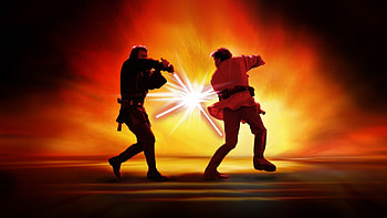 Movies Star Wars Anakin Skywalker Obi-Wan Kenobi ... HD wallpaper