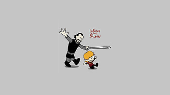 Game of Thrones calvin & hobbes styled []. (not sure where the original is from, I just made it a and redid the font to remove ... HD wallpaper