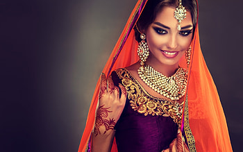 *, Indian, Bride, Saree, Jewelry HD wallpaper