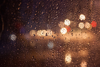 Rain, Drops, Macro, Glare, Miscellanea, Miscellaneous, Glass HD wallpaper