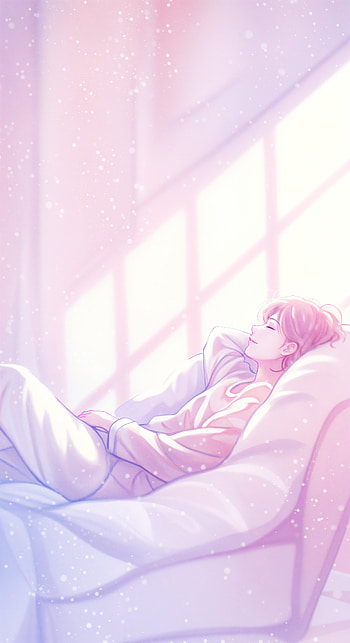 Serene Rest: A Tranquil , sleeping, Cozy, sunlight HD phone wallpaper