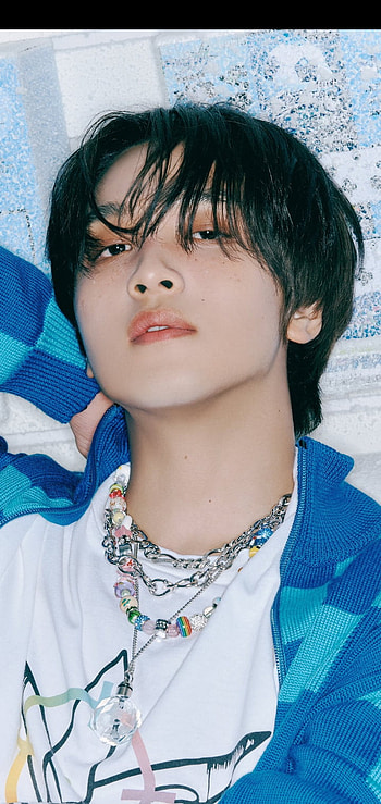 Haechan, nose, lip, blue, kpop, white, nctdream, cool, jeno, nct HD phone wallpaper