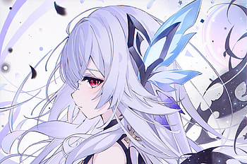 Skirk Genshin Impact – Stunning White Anime Character Art, video game, Genshin Impact, Skirk (Genshin Impact), white anime HD wallpaper