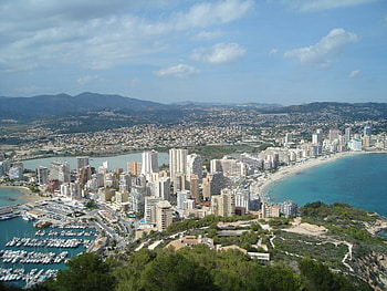 Calpe, Spain, Port, Calpe, Valencia Community, Beach, Penon de Ifach, Costa Blanca, Spain HD wallpaper