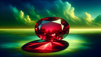 Glimmering Ruby: Ultra, ruby, gemstone, jewelry, nature HD wallpaper