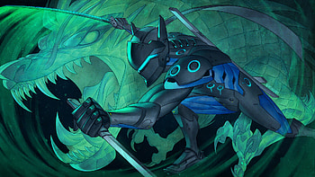 Genji , Warrior-themed art, visuals, background HD wallpaper