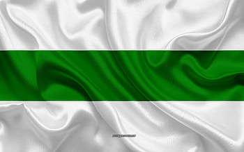 Flag of Groningen, , silk texture, Groningen, Netherlands, Groningen flag, Dutch cities HD wallpaper