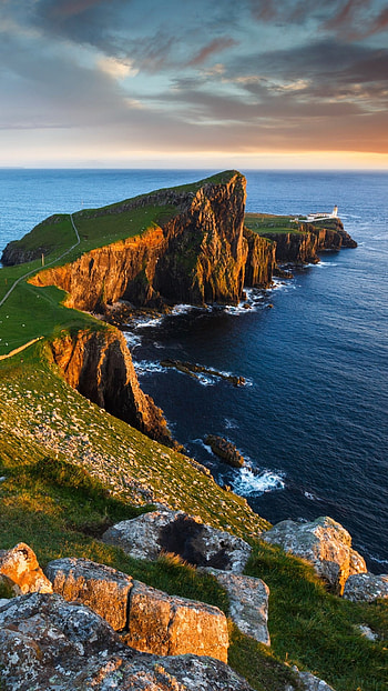 Isle of Skye, Earth's edge, Untouched coastline, Secluded retreat HD phone wallpaper