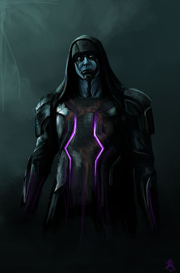Ronan the Accuser, Guardians of the Galaxy, Superhero , Marvel concept art HD phone wallpaper