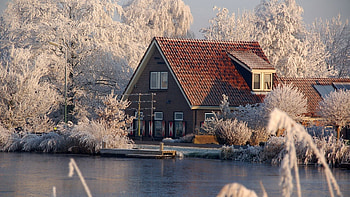 Snow, House, Winter, , Ice, Season HD wallpaper