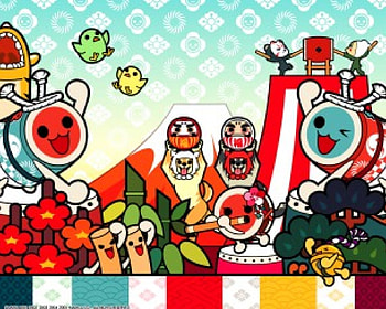 Taiko Drum, cartoons, anime HD wallpaper