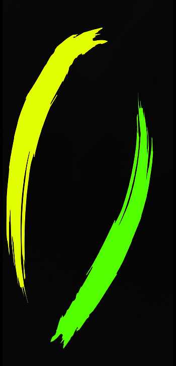 Neon bracket, colour, dark , green, dark, yellow HD phone wallpaper