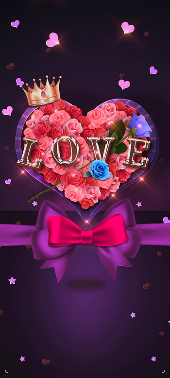 Valentines day, red, magenta, flowers, festival HD phone wallpaper