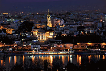 Belgrade, night, city, serbia HD wallpaper