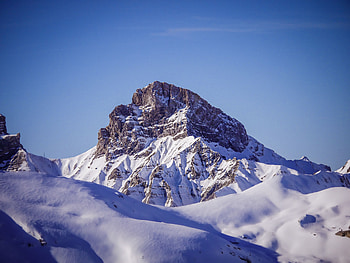 Landscape, Winter, Nature, Snow, Mountain, Vertex, Top HD wallpaper