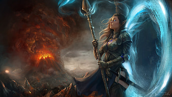 Ellenuviel Fantasy Girl Art, fantasy-girls, fantasy, artist, artwork, digital-art, deviantart HD wallpaper