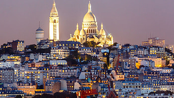 Night Lights France, Paris Home Hill Montmartre, Travels, Sacre Coeur HD wallpaper