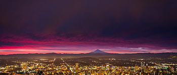 Portland, Sunrise resolution HD wallpaper