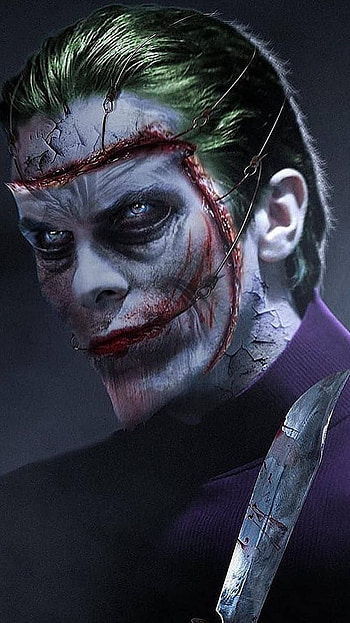 Joker, Evil Face Joker HD phone wallpaper