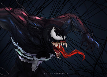 Venom Digital Art , venom, superheroes, artist, digital-art, artwork HD wallpaper