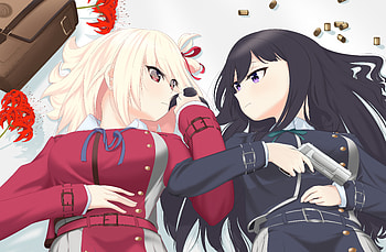 Chisato Nishikigi & Takina Inoue, Takina Inoue, Chisato Nishikigi, Anime, Lycoris Recoil HD wallpaper