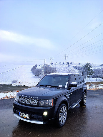 Range rover, araba, kvp, suv, snow HD phone wallpaper