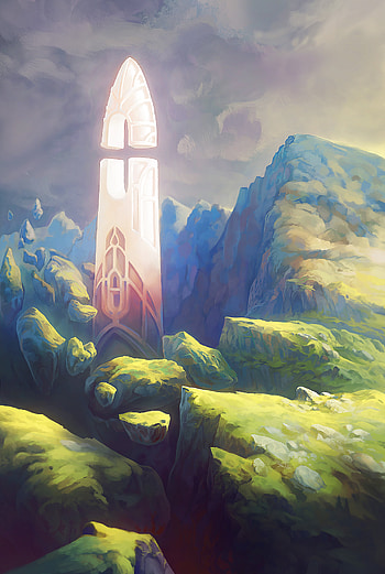 Fantasy, Stones, Art, Rocks, Tower HD phone wallpaper
