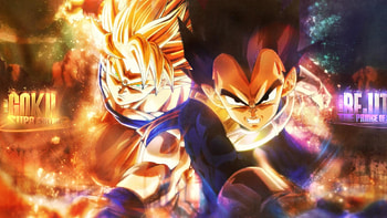vegeta son goku dragon ball super saiyan of Anime & Manga HD wallpaper