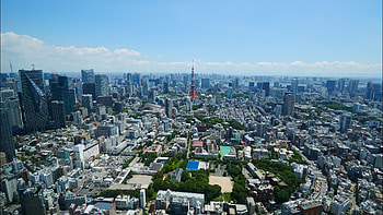 Tokyo Tower, Beautiful architecture, City view, Japan stock footage HD wallpaper