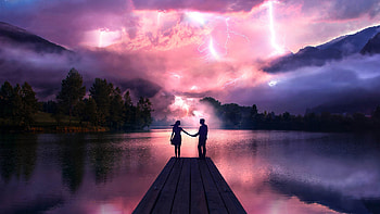 Electric, Love, Couple, Hands HD wallpaper