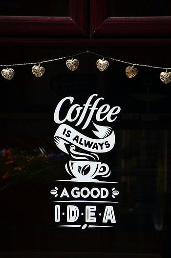 Coffee, Words, Inscription, Positive, Idea, Showcase HD phone wallpaper