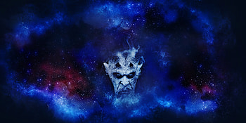 Art, Starry Sky, Gloomy, Demon, Devil HD wallpaper