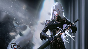 Fantasy Woman Warrior: Blade of Shadows, fantasy, woman warrior HD wallpaper