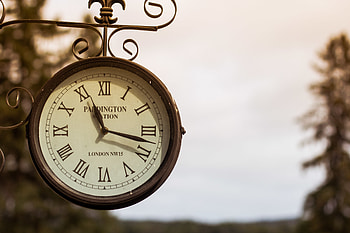 Clock, Miscellanea, Miscellaneous, Vintage, Street HD wallpaper
