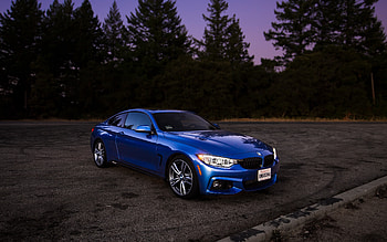 BMW, sports car, blue HD wallpaper