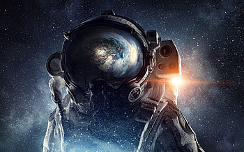 Astronaut Galaxy Space Stars Digital Art , astronaut, galaxy, space, stars, digital-art HD wallpaper