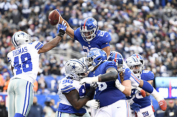 Dallas Cowboys vs NY Giants, Saquon Barkley HD wallpaper